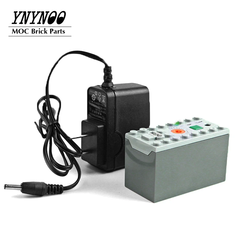Технические детали, электрическая мощность, функция 800 мАч, перезаряжаемый аккумулятор с темным синим серым дном, блоки MOC, кирпичи, игрушки «сделай сам»