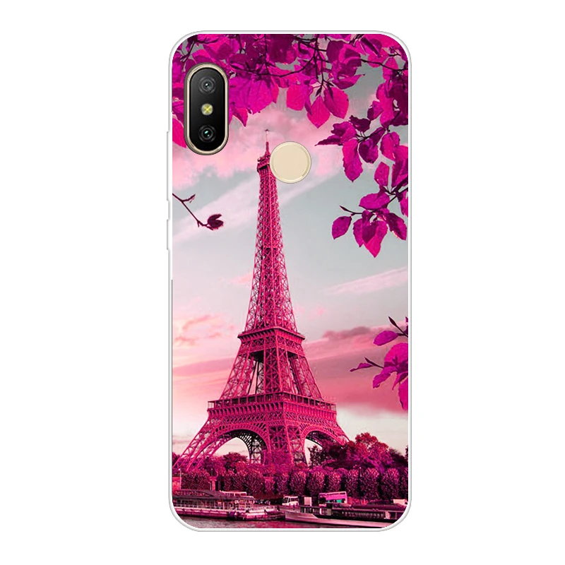 Силиконовый чехол бампер для Xiaomi Redmi Note 6 Pro милый сумка Xiomi Xioami Note6 чехлы