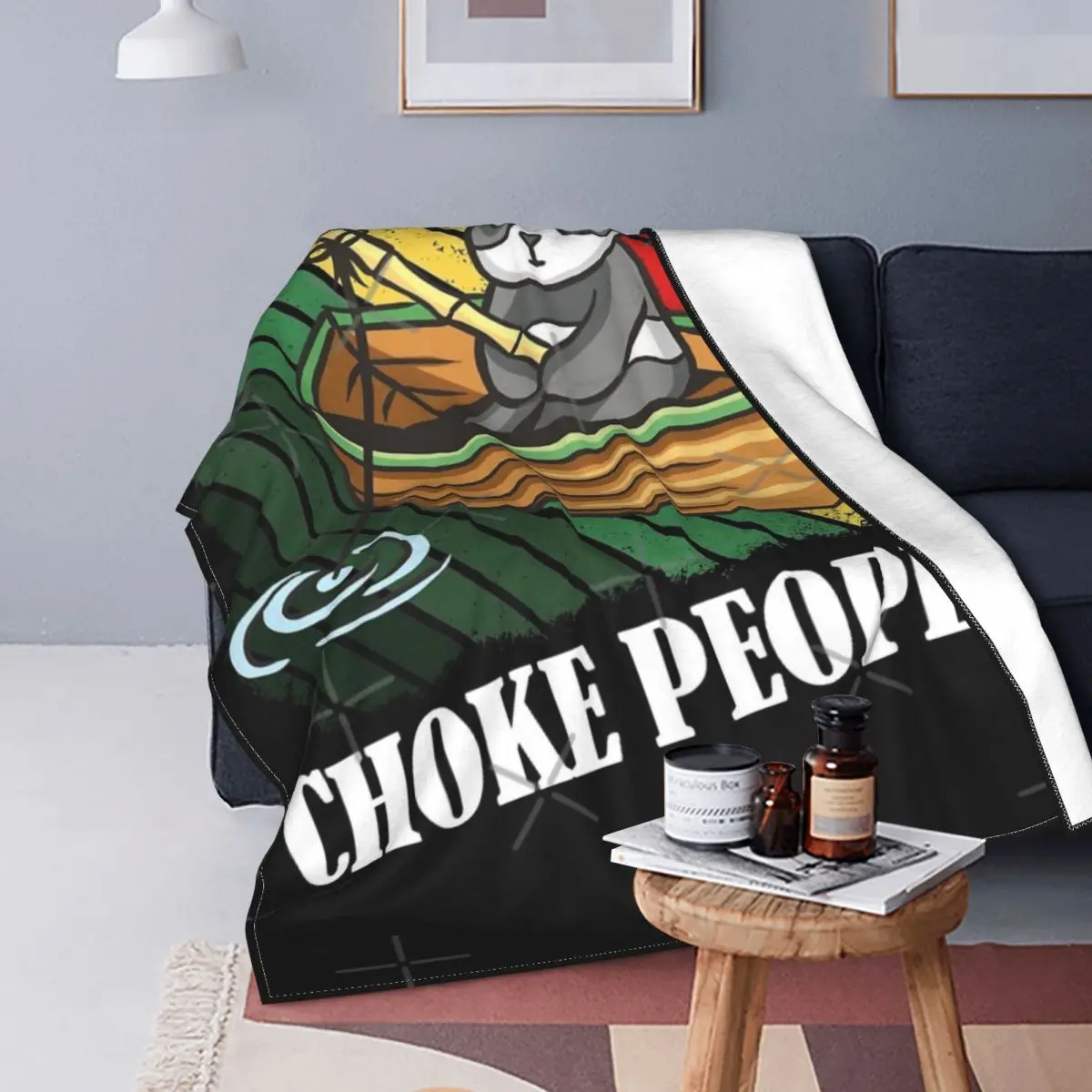 

I Fish So I Don'T 31-Manta a cuadros para cama, manta con capucha, picknics
