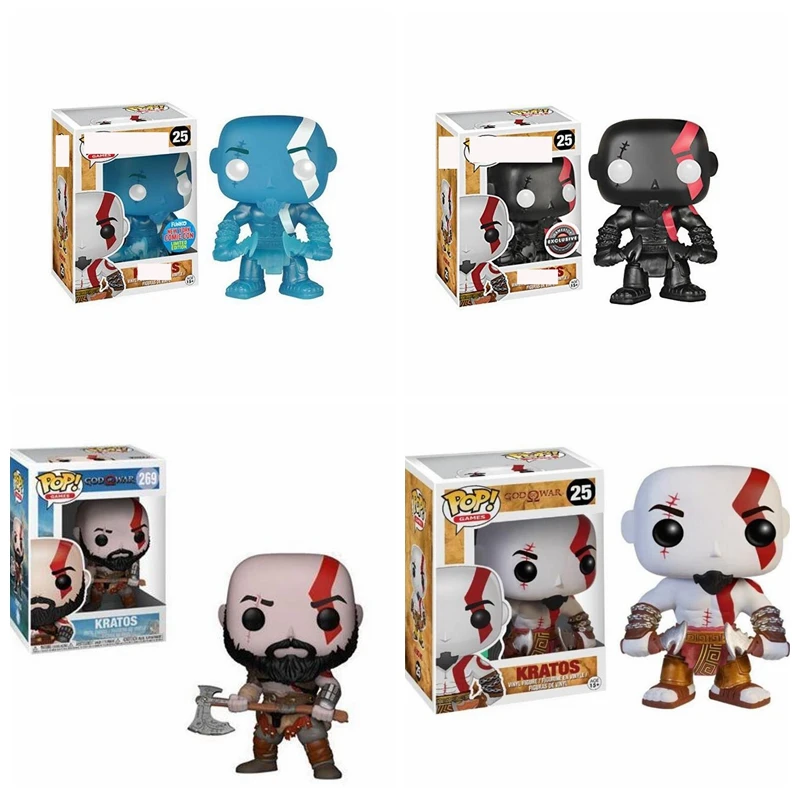 Funko POP God of War Kratos тема 25 #269 # ПВХ Модель фигурок Коллекция игрушек brinquedos Для детей