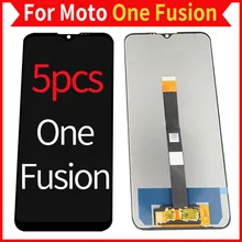 5Pcs/Lot For Moto One Fusion LCD Screen Display With Touch Digitizer Assembly Mobile Phone Parts