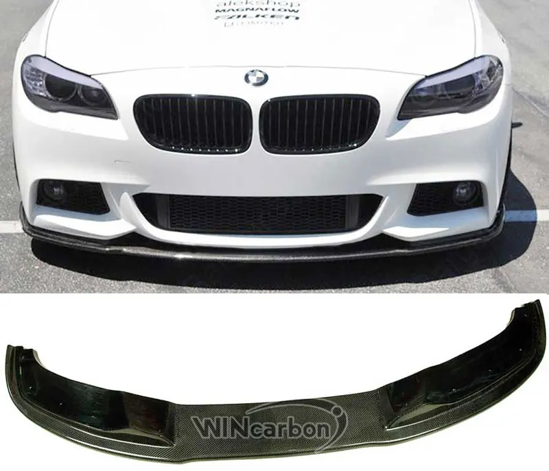 Новый H образный передний спойлер из натурального углеродного волокна для BMW F10 M