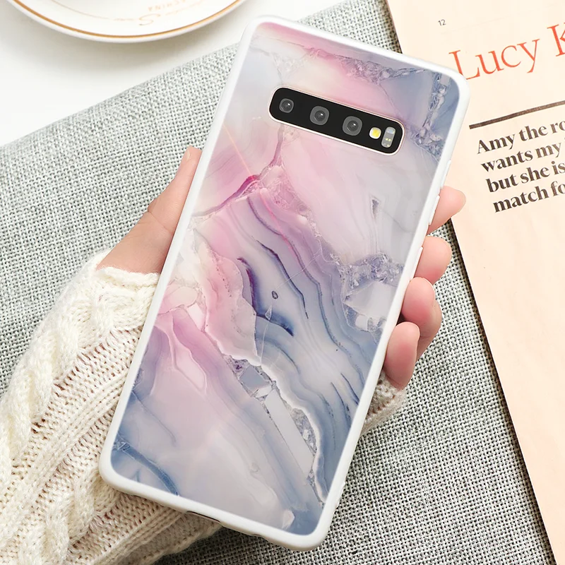 Мраморный чехол для Samsung Galaxy S20 S21 FE S10 S9 S8 Plus M32 A22 A12 A21S A03S A52 A50 A51 A70 A71 A72 A32 A40 A31 A10 из