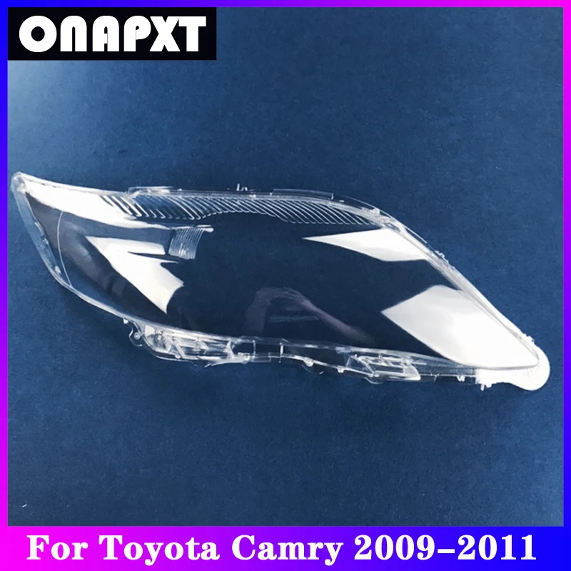 

Car Transparent Front Headlight 2009-2011 Lens Glass Lampshade Case Lamp Shell For Toyota Camry European and American Version