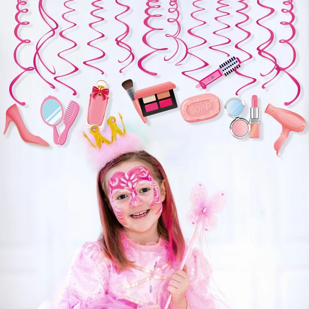 30 шт. стены потолок Фольга спирали детского дня рождения девочки составляют