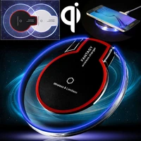 Wireless Charger Crystal Round Charging Pad Base Base Suitable for iPhone Plus Samsung Galaxy Note Edge