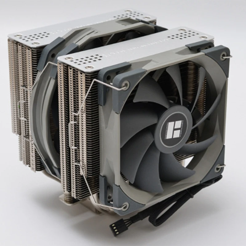 

FS140 Dual Tower CPU Cooler Radiator with 140mm PWM Fan 4PIN for 115X 2011 2066 AM4 Computer CPU Cooling