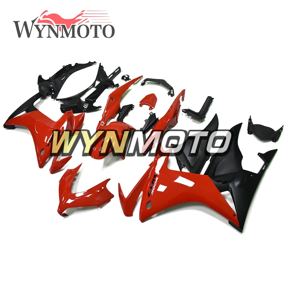 

Новый Полный комплект обтекателей для Honda CBR500R 2013 2014 2015 CBR500R 13 14 15 ABS пластиковый мотоциклетный капот глянцевый красный черный кузов