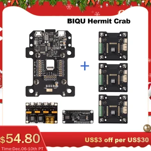 biqu hermit crab can kits hotend replacement tool bltouch 3d printer parts e3d mk8 h2 extruder btt for ender 3 v2 bx printer free global shipping