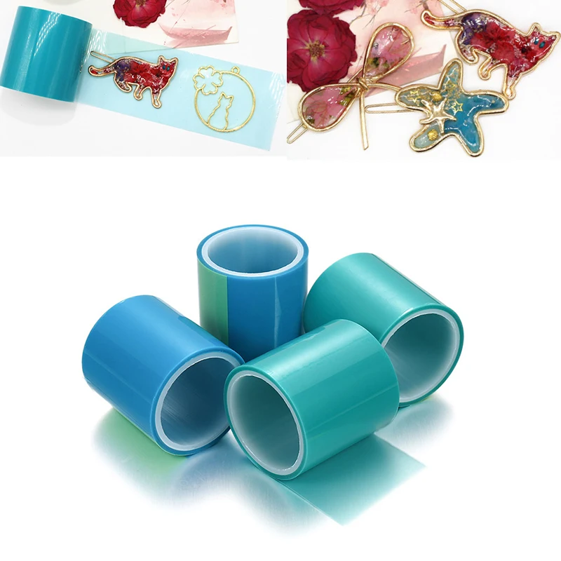 

10rolls 50M Traceless Tape Seamless Sticky Paper for DIY Hollow Frame Open Bezel Setting Expoy UV Resin Pendant Charm Handcrafte