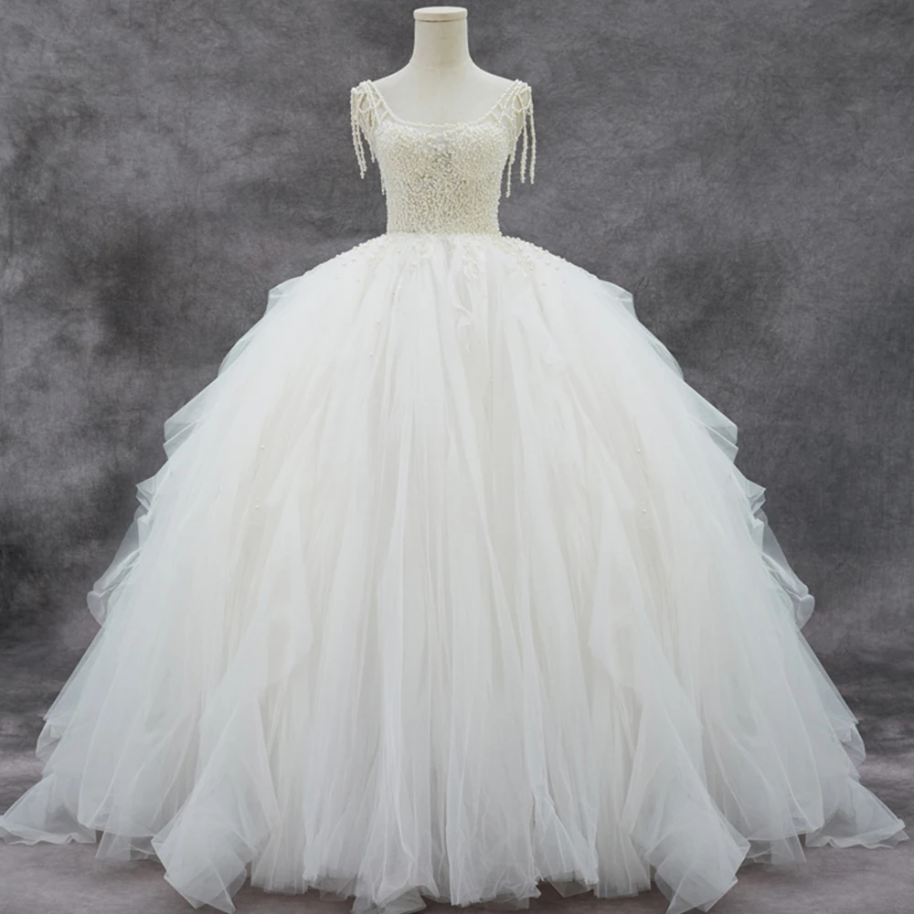 

New Custom Made Full Beading Body Gorgeous Princess Ball Gown Wedding Dresses China Online Shop Vestido De Noiva Robe De Bal
