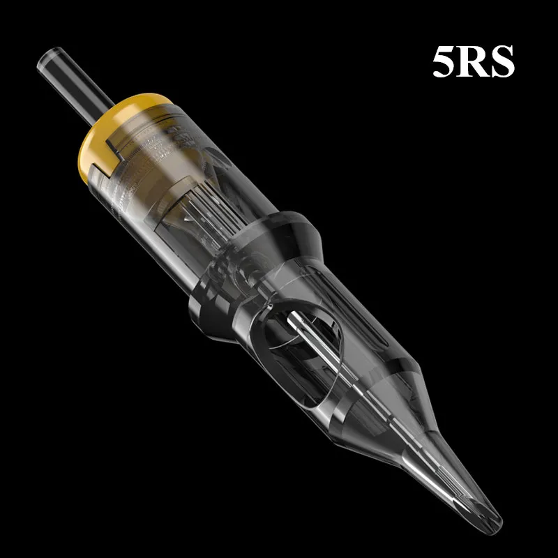 

New! 20pcs Disposable Sterilized Tattoo Cartridges Needle 5 Round Shader (5RS) For Makeup Tattoo Pen Machine Supply