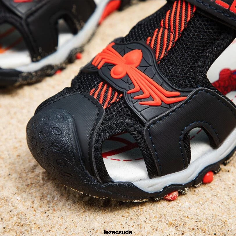 Сандалии Детские ортопедические из ПУ кожи брендовые мягкие босоножки с