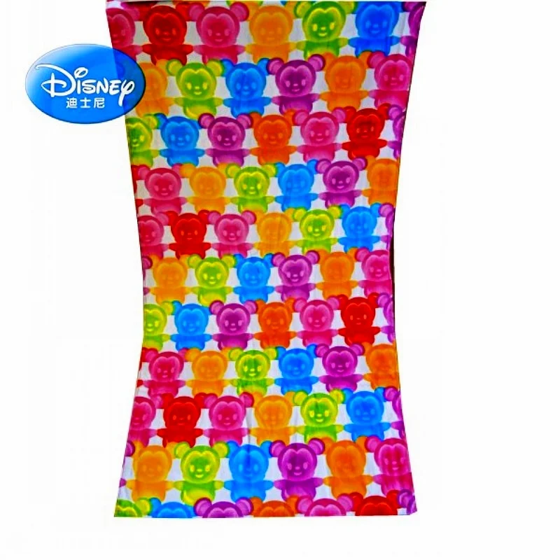 Mickey4 Disney/Милая Красная летняя мочалка с Минни Маус, хлопок, мягкое пляжное полотенце, одеяло для детей, для девочек, банное полотенце для плавания, 75x150 см - Цвет: Mickey4