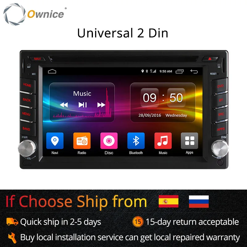 

Ownice C500 Universal 2 din Android 6.0 Octa 8 Core Car DVD player GPS Wifi BT Radio BT 2GB RAM 32GB ROM 4G SIM LTE Network