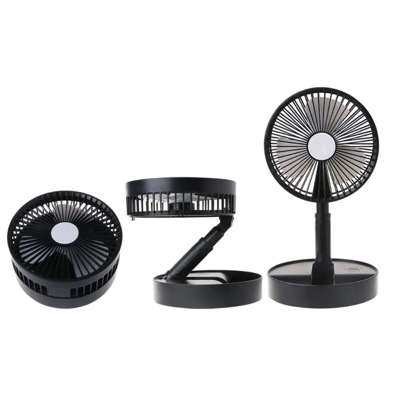 

Telescopic Folding USB Fan Desktop Silent Cooling Fan 3 Speed Adjustable Cooler