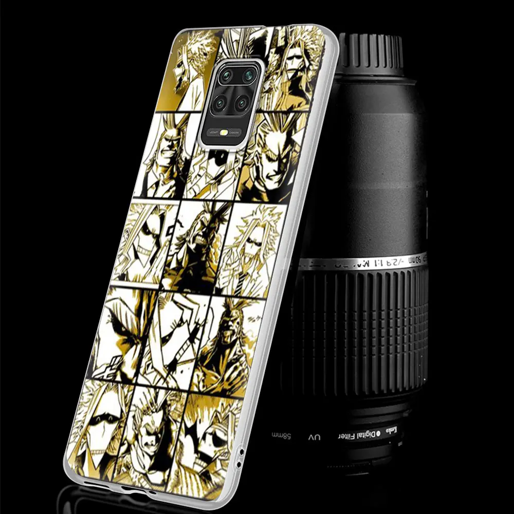 

Phone Case For Xiaomi Mi Poco M3 X3 NFC Cover For Redmi 9A 9C 8 8A 7 7A Note 9 Pro 9S 8T Matte Shell My Hero Academia