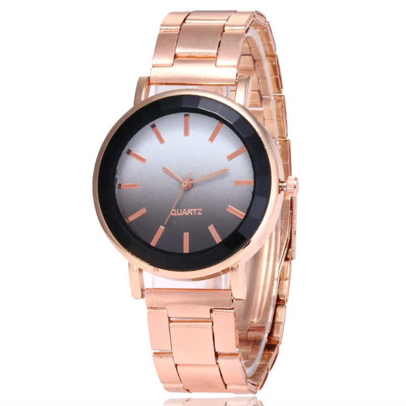 

100 pcs/lot Korean Fashion and Casual Steel Strip Lady's Quartz Watch Shame Watch