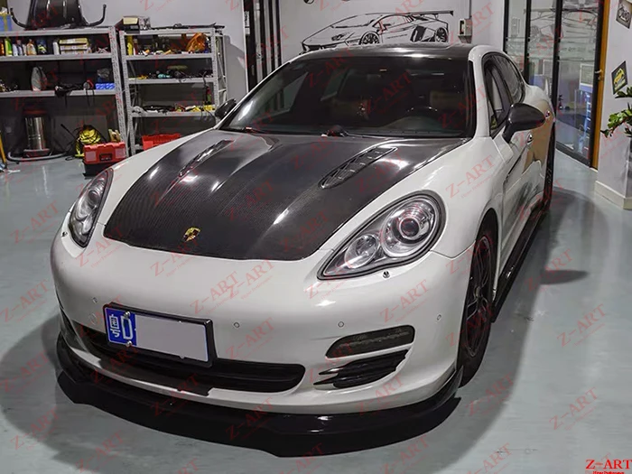 2010-2016 Z-ART для Porsche Panamera капот двигателя из углеродного волокна 970 передней крышки |