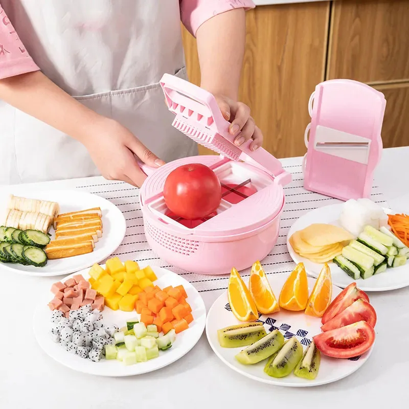 

Кухонные принадлежности, резак для овощей, устройство для нарезания кубиков, измельченный и нарезной разделитель фруктов, большой Модерниз...