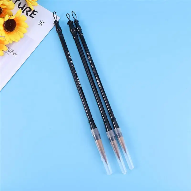 

SUPVOX 7pcs Hook Line Fine Professional Wolf Fine Tip Detail Art Paint Brush Set Fine Detailing Painting Drawing Oil Painting A3