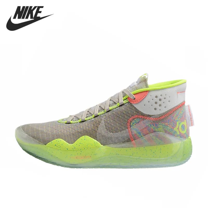 Nike ZOOM KD12 EP Кевин Дюрант Баскетбольная обувь для мужчин дышащие активного отдыха и