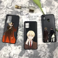 moriarty the patriot anime phone case for samsung a12 a32 a71 4g 5g a10 a20 a21 a40 a50 s a51 a52 a70 a72 silicone funda