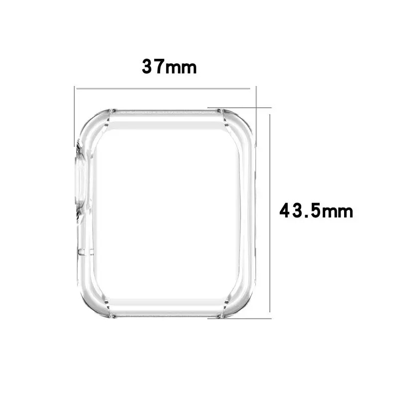 

Screen Protector for Mi Watch Lite/Redmi Watch All-inclusive TPU Anti-drop Screen Protector Film for Xiaomi Smart Watch