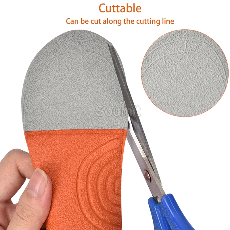 Soumit 3D Children Insoles Arch Support Orthopedic Insole Flat Feet Orthotic Shoe Sole for XO-Legs Corrector Kid Insert Shoe Pad