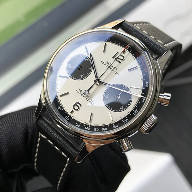 Панда Чайка движение st1901Chronograph Мужские механические наручные часы сапфир 1963