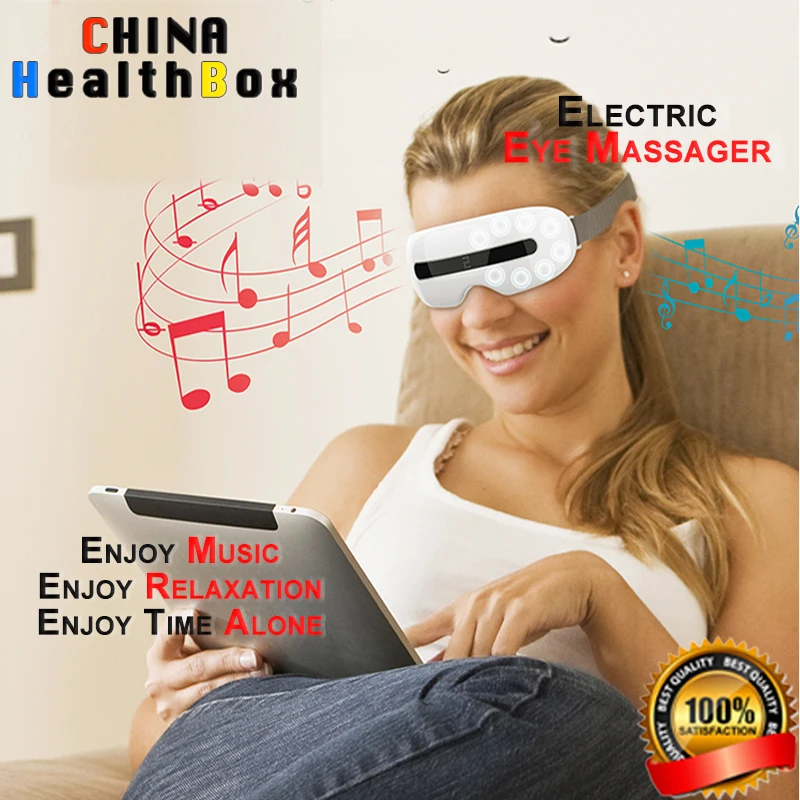 

Smart Music Eye Massager Electric Vibration Acupoint Therapy Fatigue Relieve ​Eye Protection Anti Wrinkle China-HealthBox