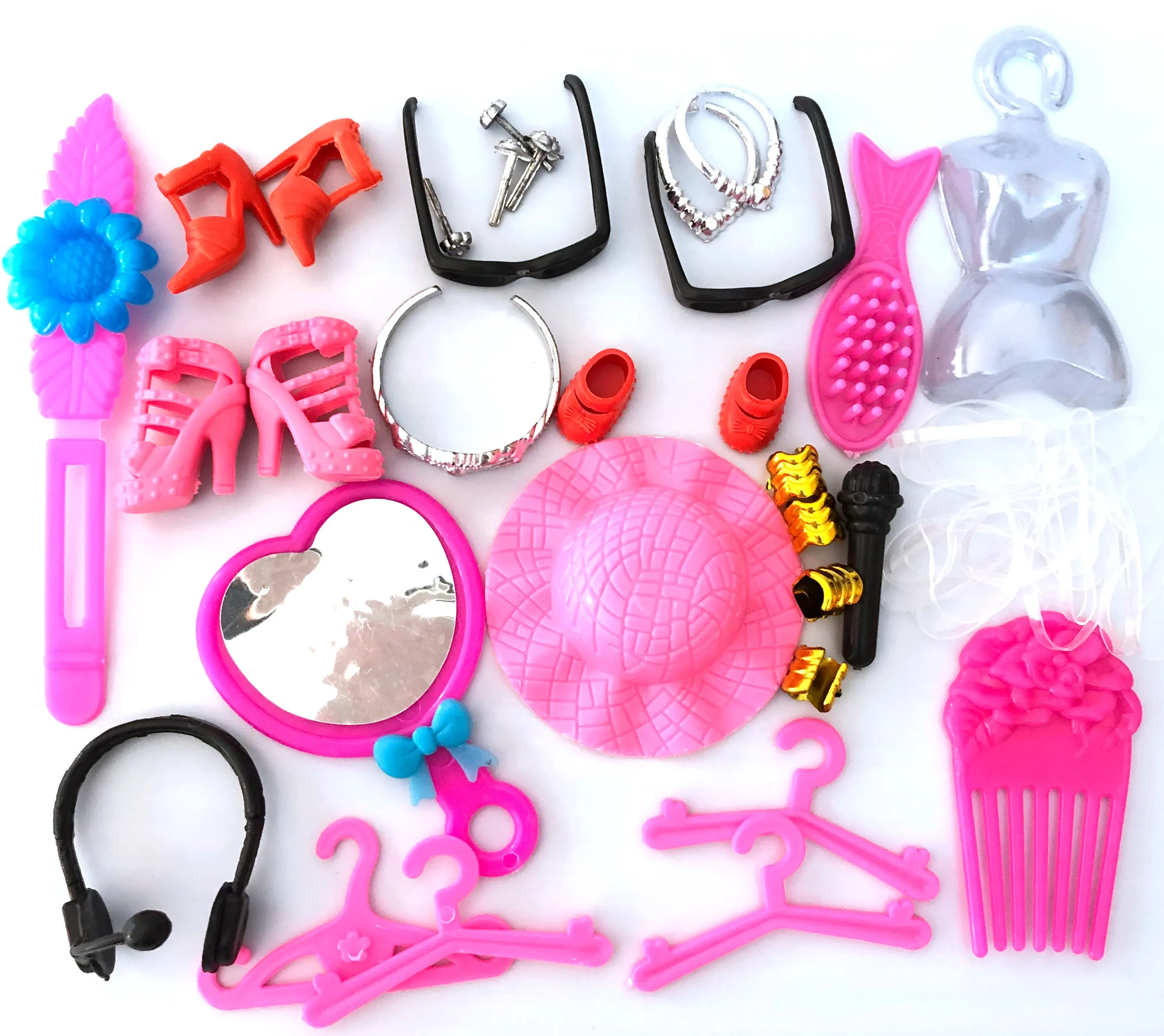 Аксессуары для кукол NK 1 комплект вешалка обуви модные ювелирные изделия серьги