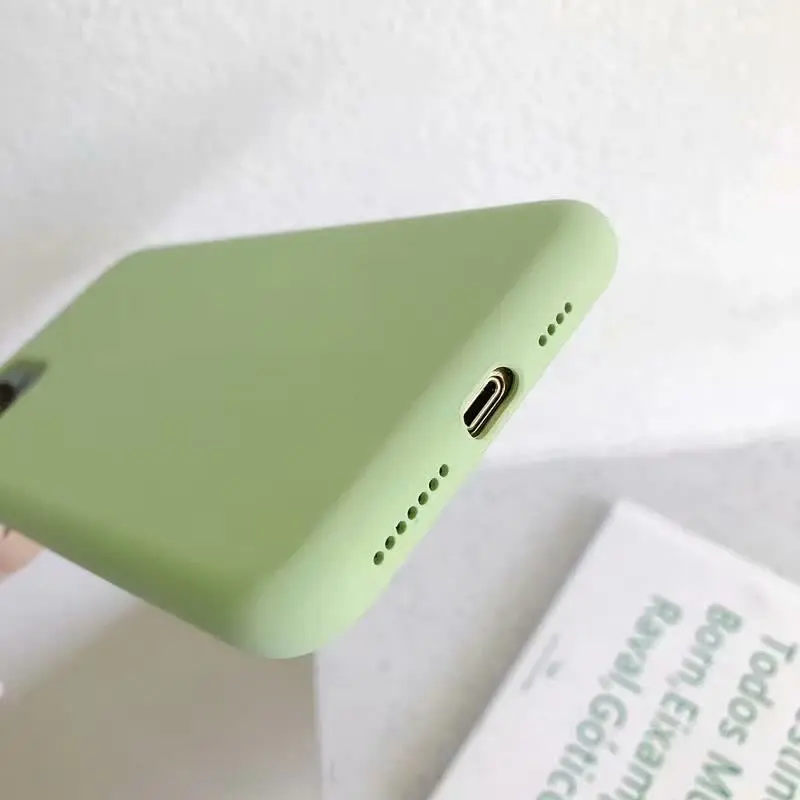 Sealed Liquid silicone Phone Case For iPhone 11, 11 Pro Phone Case For iPhone 11 PRO Max 6.5 inch Phone Back Coque Cover Case