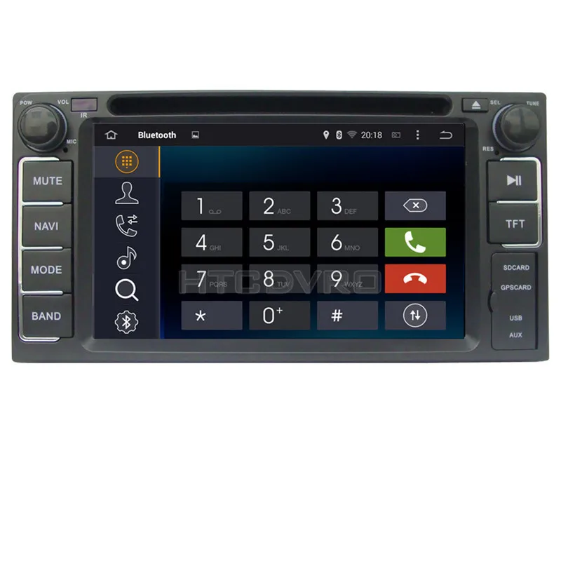 Автомобильный DVD-плеер ymodbht 6 2 дюйма 4G 8 ядер Android 9 0 7 1 для Toyota