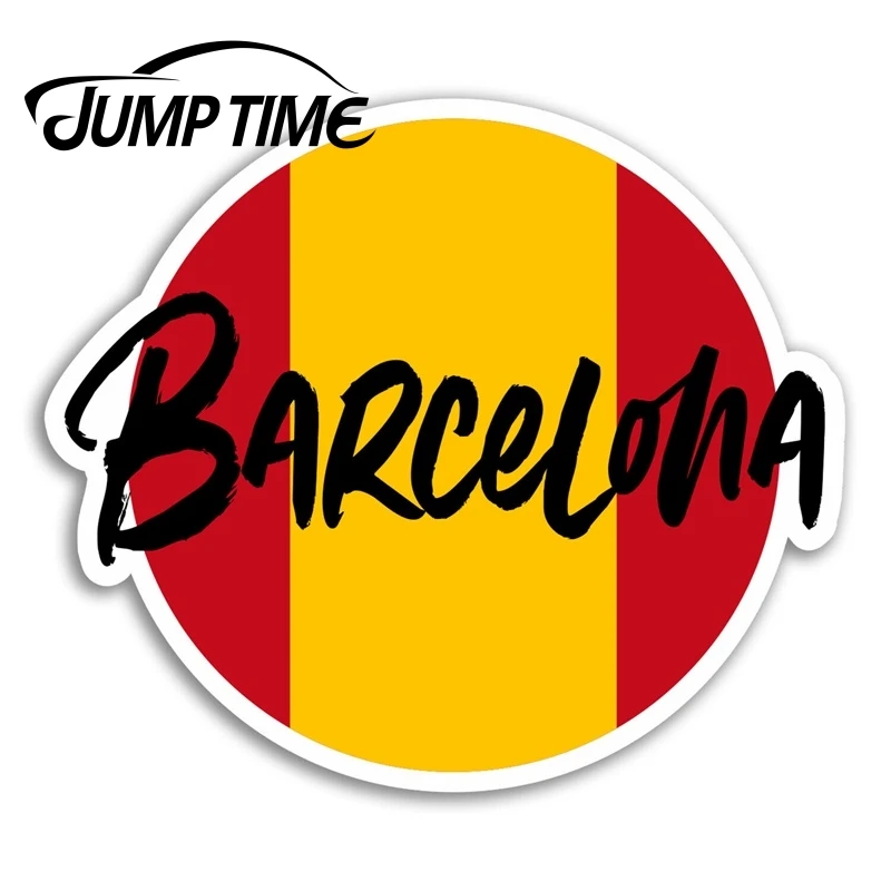 Виниловые наклейки Время скачка для Барселоны