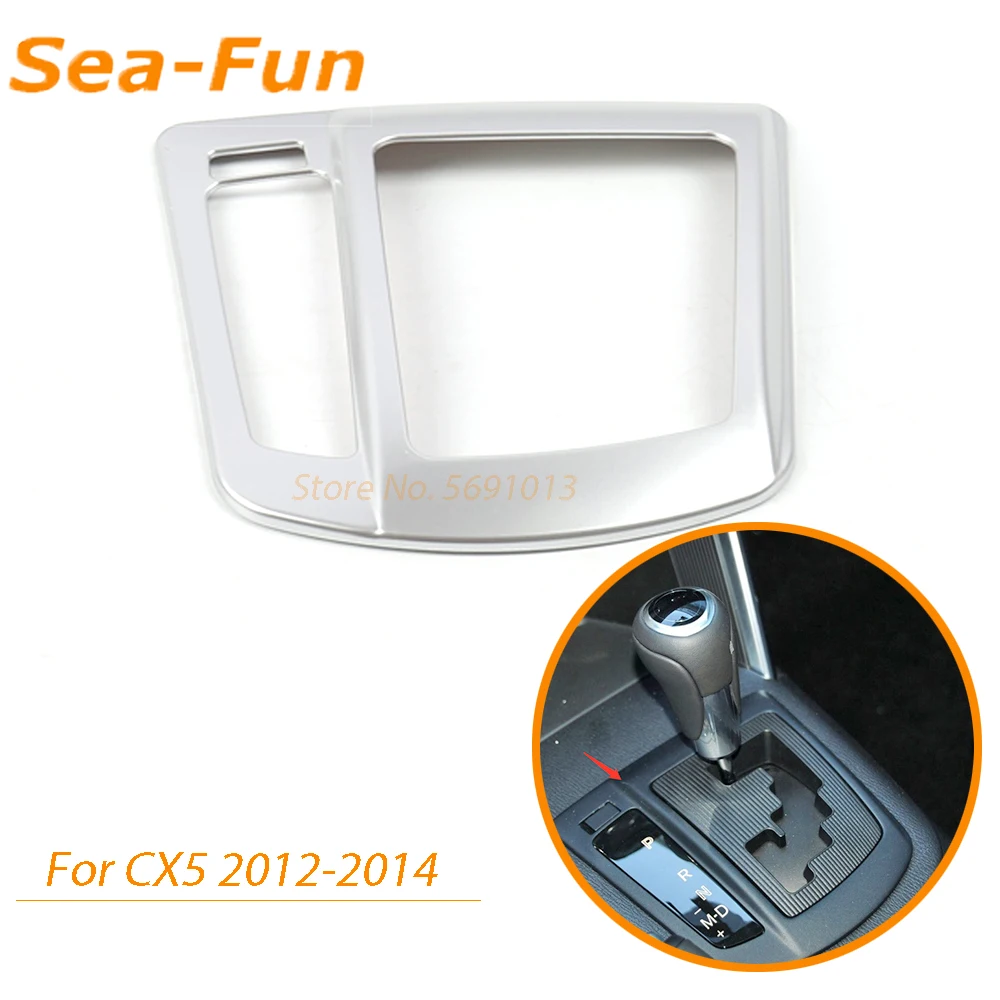 

Для Mazda Cx5 Cx-5 2012 2013 2014 a/t Авто ручка переключения передач Панель отделка крышка рамка наклейка молдинг гарнир аксессуары