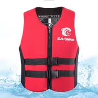 life jackets for adult kids xxs 3xl life vest jacket neoprene buoyancy swimming boating ski surfing survival drifting motorboat