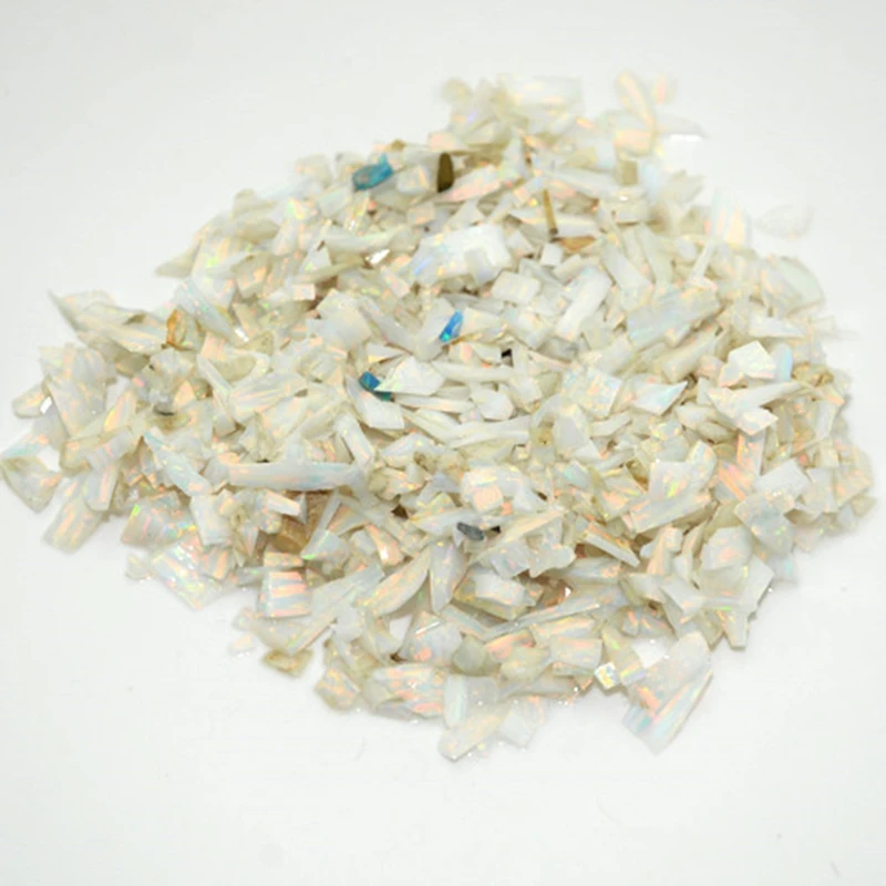 20 г/лот синтетический дробленый опал для искусственных ногтей синтетические