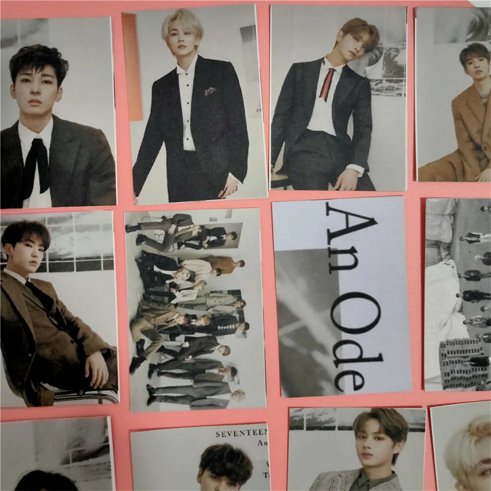 16 шт./компл. Kpop SEVENTEEN photocard новый альбом An Ode HD Photo K pop seventeen lomo card Новые поступления