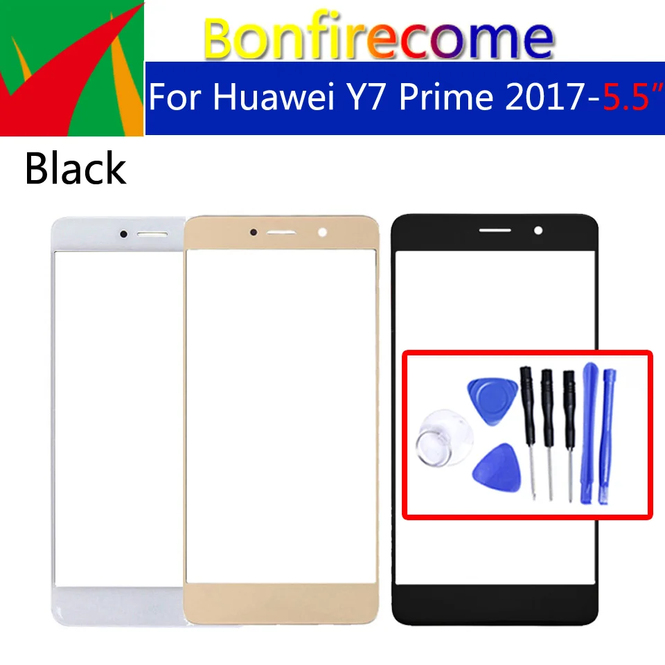 5 дюймовый экран для Huawei Y7 Prime 2017 сенсорный на переднем сенсорном экране стекло с