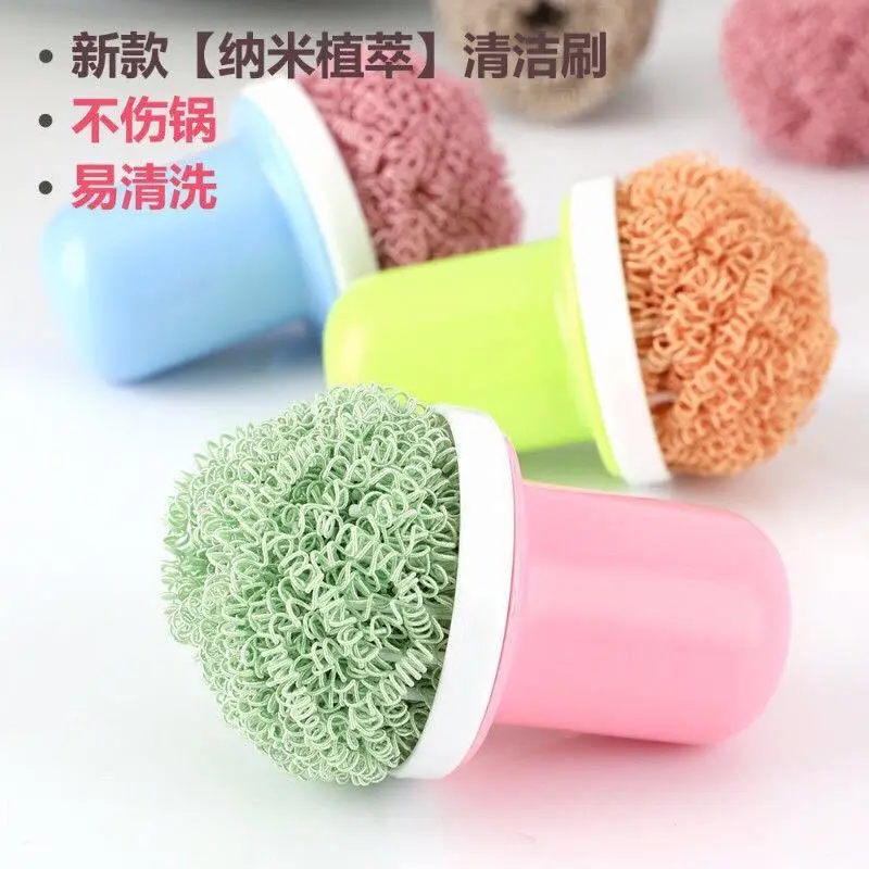 Nanometer щетка для чистки мячей полезный продукт волокна стальной проволочный шарик