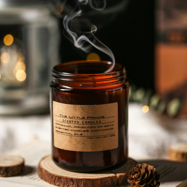 

Romantic Soy Candle Smokeless Fragrance Handmade Romantic Nordic Creative Candle Glass Jars Swieczki Zapachowe Home Decor DE50LZ