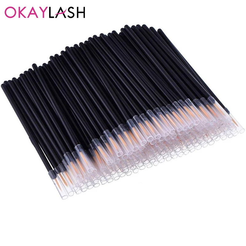 Одноразовые кисти для макияжа OKAYLASH 50 шт./лот профессиональные аппликаторы