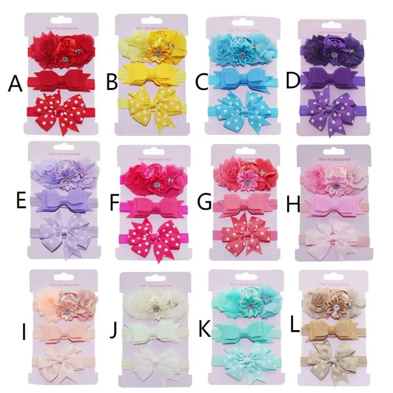 

Бутик по 3 предмета в комплекте для детей ясельного возраста с лентами для девочек, в горошек, с бантом и повязка на голову для малышей с изображением Ветхого цветка повязка на голову фетр бантом женские аксессуары для волос