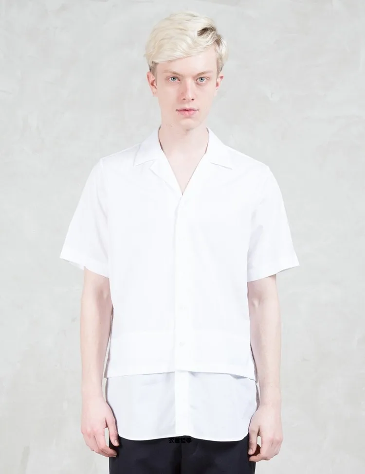 Новая мужская одежда Парикмахерская стильная модная повседневная рубашка