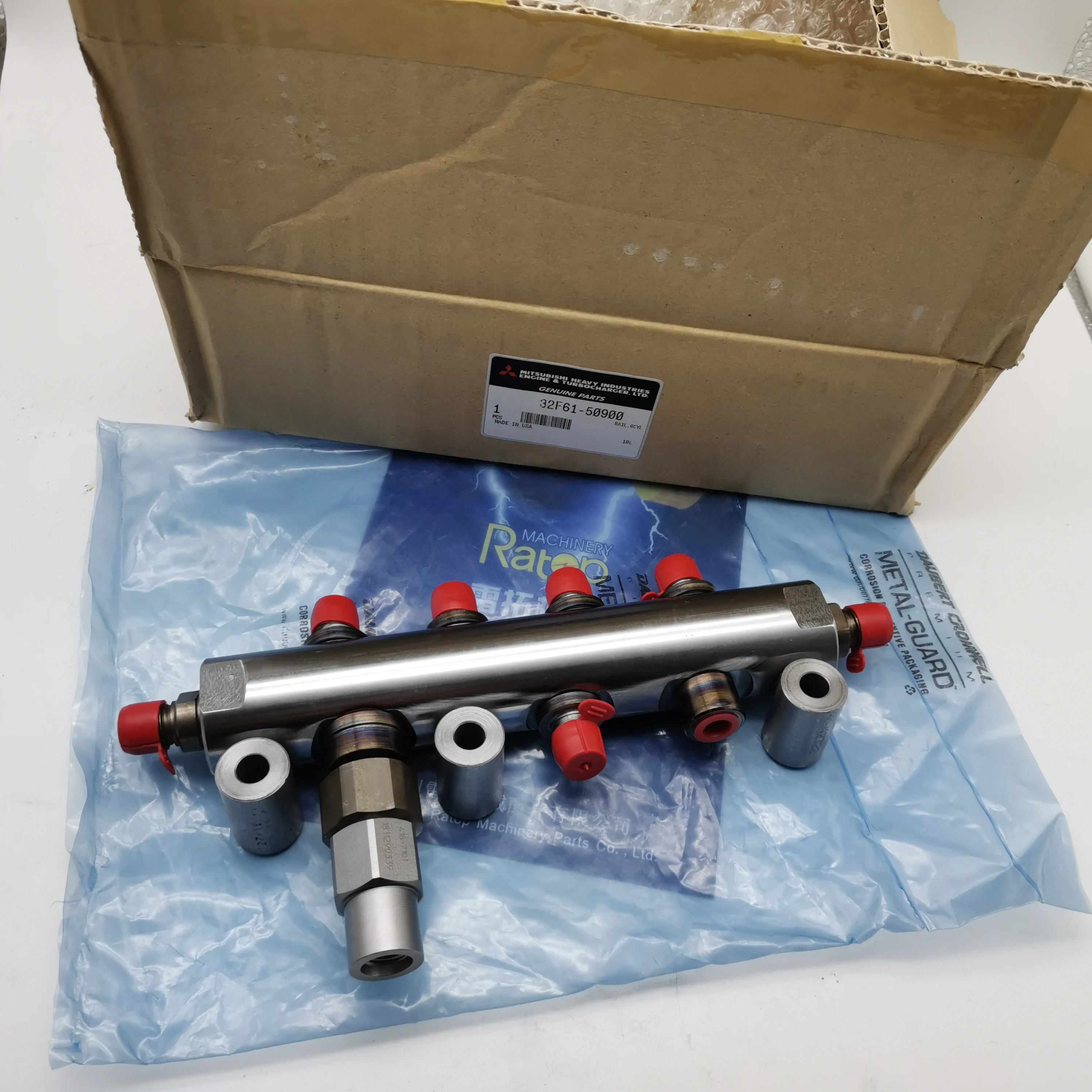 

Genuine new 100% 32F61-50900 Fuel Rail As, CAT320D CAT323D CATE320D2 Fuel Manifold Common Rail Assy 438-3416 358-6634