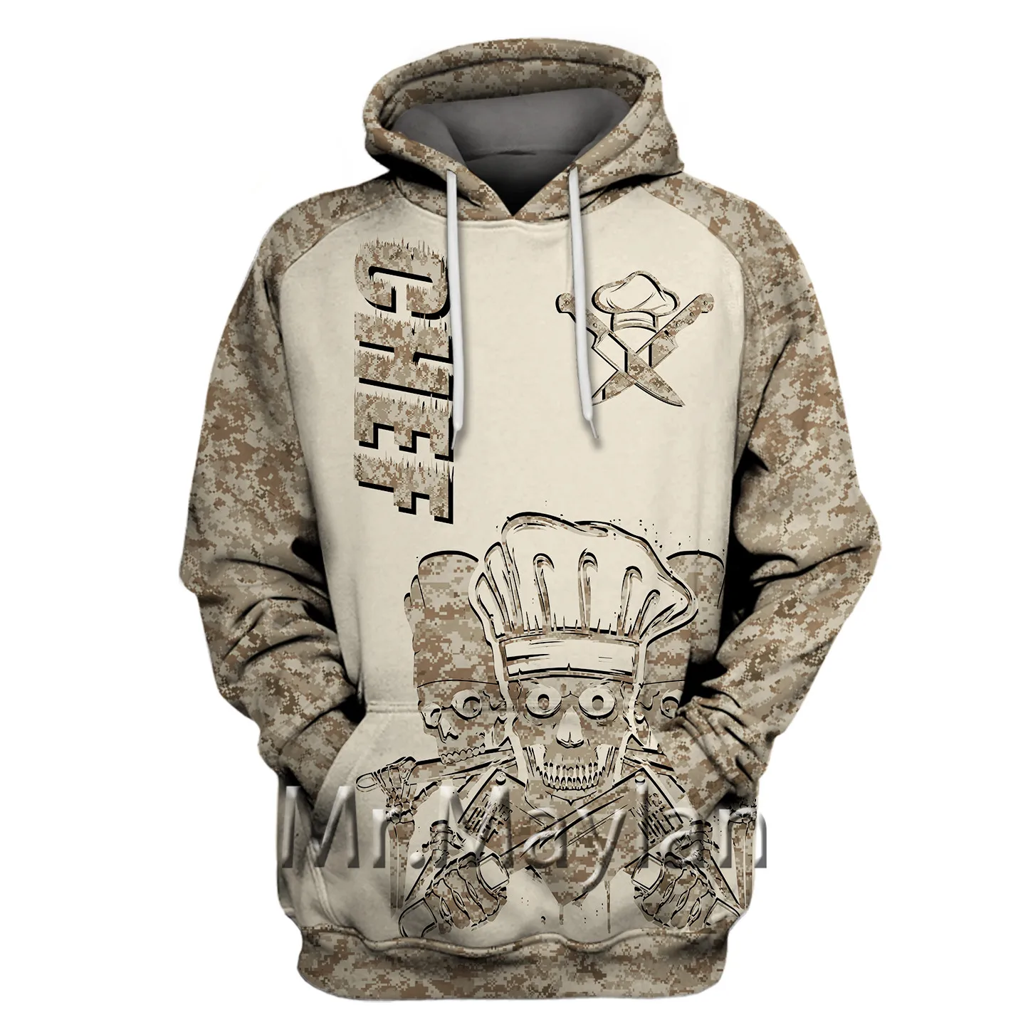 

Hipster Chef 3D Printed Hoodies Men vintage Streetwear Jacket Retro Pullovers Sweatshirts Outwear New Gothic Tops Men Clothes