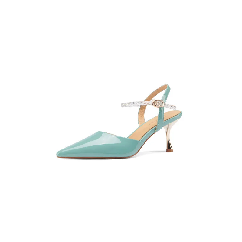 

Temperament fashion women's shoes with hollow sandals pointed women's high heels 2021 summer new Four Seasons Women's shoes