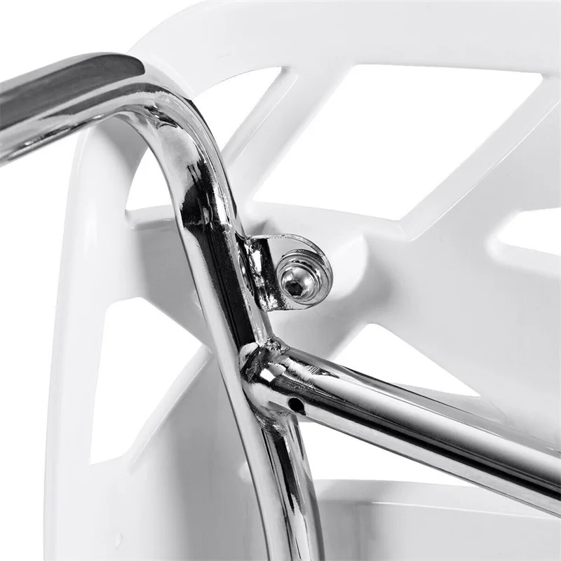 Набор из 4 столовых березовых саженцев несъемные боковые стулья нержавеющей