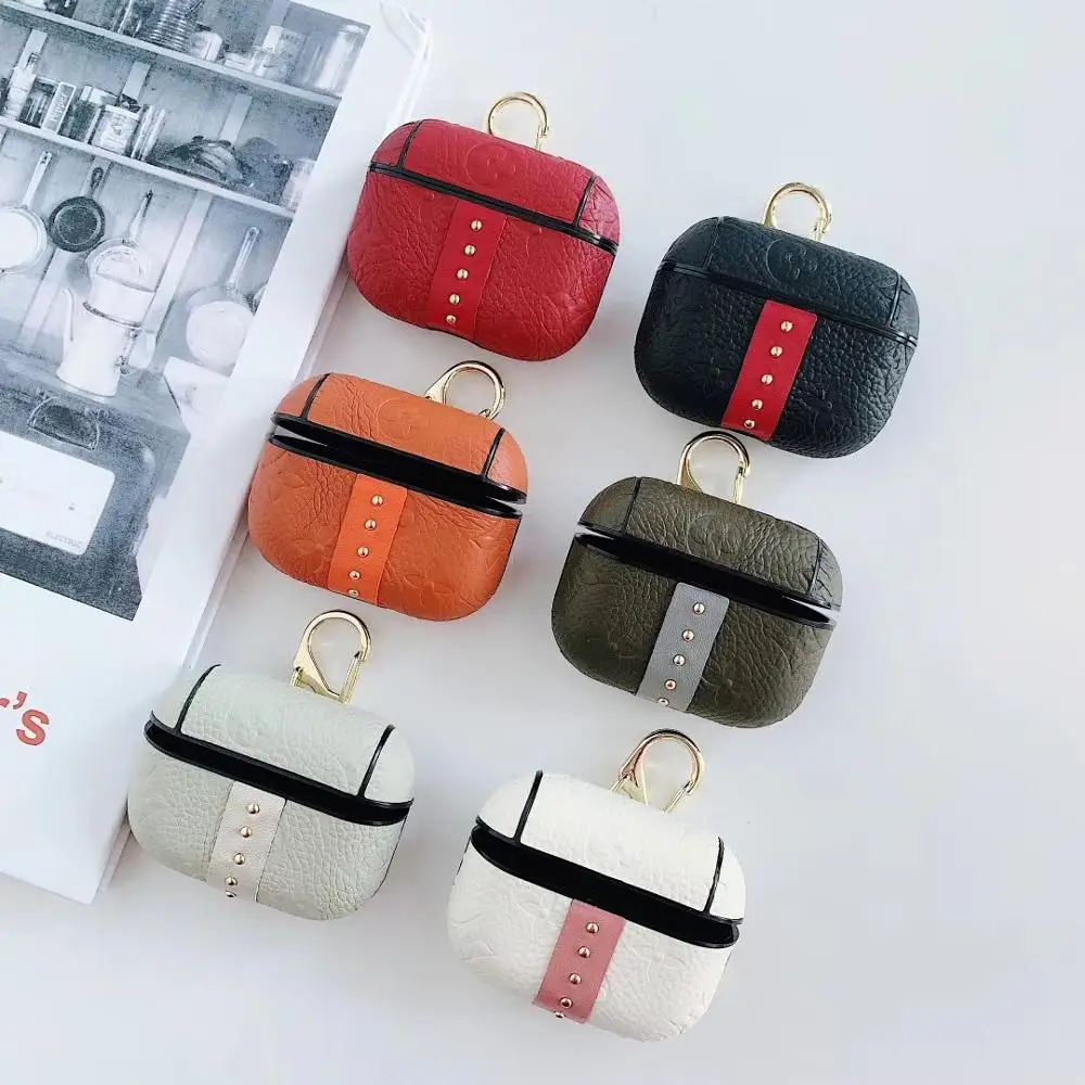 

Кожаный чехол для наушников Airpods Pro, креативный чехол для беспроводной Bluetooth-гарнитуры, защитный чехол для Air Pods Pro 3, чехлы